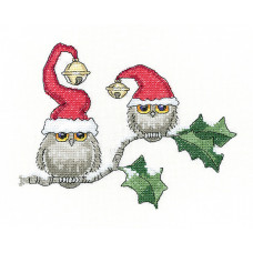 H1419 Heritage Crafts Набір для вишивки рахунковим хрестиком - Оллі та Іві 15,5x12 см, Linda 27 ct