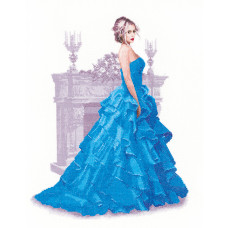 H1426 Heritage Crafts Набір для вишивки рахунковим хрестиком - Ісла 32x40,5 см, Linda 27 ct