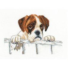 H1436 Heritage Crafts Набір для вишивки рахунковим хрестиком - Байлі 23x16 см, Linda 27 ct