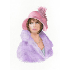 H1490 Heritage Crafts Набір для вишивки рахунковим хрестиком - Харрієт 16x25 см, Linda 27 ct