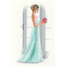 H1518 Heritage Crafts Набір для вишивки рахунковим хрестиком - Дейзі 22,5x38 см, Linda 27 ct