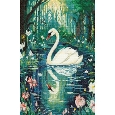 H1742 Heritage Crafts Набір для вишивки рахунковим хрестиком - Спокій 21x31 см, Linda 27 ct