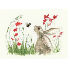 H1878 Heritage Crafts Набір для вишивки рахунковим хрестиком - Будь прекрасна 21x14,5 см, Linda 27 ct