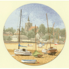 H274 Heritage Crafts Набір для вишивки рахунковим хрестиком - Високий і сухий 25,5x25,5 см, Linda 27 ct