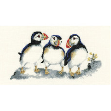 H601 Heritage Crafts Набір для вишивки рахунковим хрестиком - Рибка сьогодні 20,5x9 см, Linda 27 ct