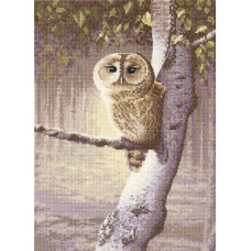 H738 Heritage Crafts Набір для вишивки рахунковим хрестиком - Нічний сторож 20x28 см, Linda 27 ct H738 Heritage Crafts Набір для вишивки рахунковим хрестиком - Нічний сторож 20x28 см, Linda 27 ct