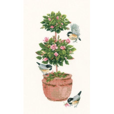 H930 Heritage Crafts Набір для вишивки рахунковим хрестиком - Топіарій 11,5x24,5 см, Linda 27 ct H930 Heritage Crafts Набір для вишивки рахунковим хрестиком - Топіарій 11,5x24,5 см, Linda 27 ct