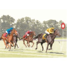 H982 Heritage Crafts Набір для вишивки рахунковим хрестиком - Фінішна пряма 31x20 см, Linda 27 ct H982 Heritage Crafts Набір для вишивки рахунковим хрестиком - Фінішна пряма 31x20 см, Linda 27 ct