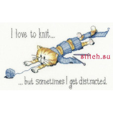 HC1058 Heritage Crafts Схема для вишивки рахунковим хрестиком - Засмучений Distracted 14x23,5 см, папір