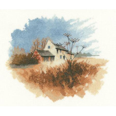 HC1060 Heritage Crafts Схема для вишивки рахунковим хрестиком - Стара ферма Old Farmhouse 20x23,5 см, папір