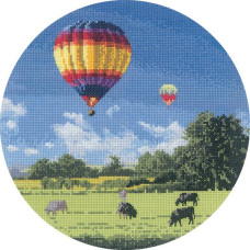 HC1116 Heritage Crafts Схема для вишивки рахунковим хрестиком - Вгору і в бік Up and Away 25,5x25,5 см, папір