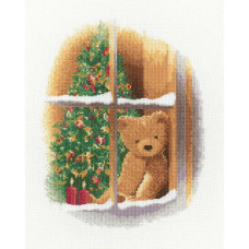 HC1524 Heritage Crafts Схема для вишивки рахунковим хрестиком - William at Christmas Вільям на Різдво 25x19,5 см, папір