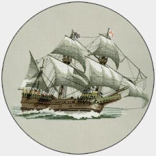 HC262 Heritage Crafts Схема для вишивки рахунковим хрестиком - Мейфлауер Mayflower 16,5x24 см, папір