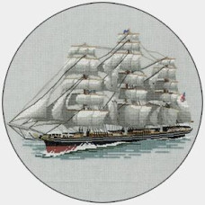 HC263 Heritage Crafts Схема для вишивки рахунковим хрестиком - Катті Сарк Cutty Sark 16,5x24 см, папір