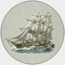 HC289 Heritage Crafts Схема для вишивки рахунковим хрестиком - Фрегат Frigate - Eyes of the Fleet 18x21,5 см, папір