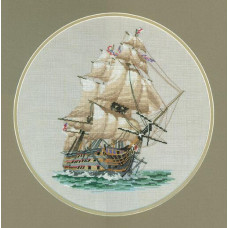 HC309 Heritage Crafts Схема для вишивки рахунковим хрестиком - Перемога H.M.S. Victory 19x23 см, папір