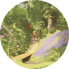 HC311 Heritage Crafts Схема для вишивки рахунковим хрестиком - Лісова прогулянка Woodland Walk 25,5x25,5 см, папір