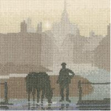 HC329 Heritage Crafts Схема для вишивки рахунковим хрестиком - Спрага Welcome Drink 12,5x12,5 см, папір