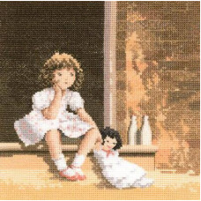 HC384 Heritage Crafts Схема для вишивки рахунковим хрестиком - Ніхто мене не любить Nobody Loves Me 18x18 см, папір