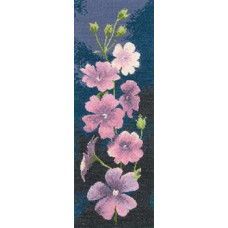 HC473 Heritage Crafts Схема для вишивки рахунковим хрестиком - Герань Geranium Panel 31x11 см, папір