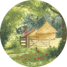 HC507 Heritage Crafts Схема для вишивки рахунковим хрестиком - Копиця Haystacks 25,5x25,5 см, папір