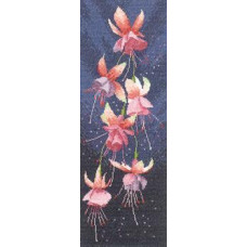 HC535 Heritage Crafts Схема для вишивки рахунковим хрестиком - Фуксія Fuchsia Panel 31x11 см, папір