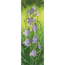 HC536 Heritage Crafts Схема для вишивки рахунковим хрестиком - Дзвіночки Harebell Panel 31x11 см, папір