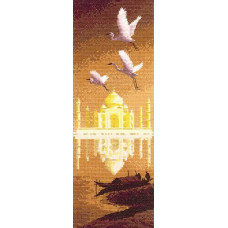 HC566 Heritage Crafts Схема для вишивки рахунковим хрестиком - Тадж Махал Taj Mahal 31x11 см, папір