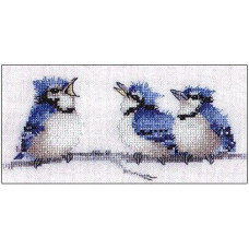 HC579 Heritage Crafts Схема для вишивки рахунковим хрестиком - Блюз The Blues 9x20,5 см, папір