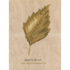 HC751 Heritage Crafts Схема для вишивки рахунковим хрестиком - Downy Birch Береза пухнаста 11x21,5 см, папір