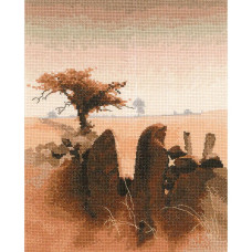 HC758 Heritage Crafts Схема для вишивки рахунковим хрестиком - Стиль Мурленд Moorland Stile 26x21 см, папір