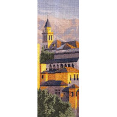 HC771 Heritage Crafts Схема для вишивки рахунковим хрестиком - Альхамбра Alhambra 31x11 см, папір