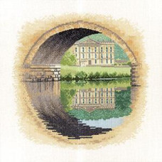 HC833 Heritage Crafts Схема для вишивки рахунковим хрестиком - Під аркою Under The Arch 24x24 см, папір