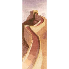 HC855 Heritage Crafts Схема для вишивки рахунковим хрестиком - Велика Китайська Стіна Great Wall 31x11 см, папір