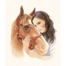 HC897 Heritage Crafts Схема для вишивки рахунковим хрестиком - Найкращі друзі Best Friends 27,5x23 см, папір