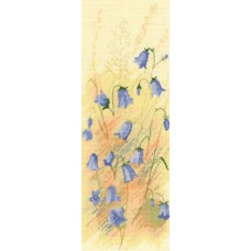 HC900 Heritage Crafts Схема для вишивки рахунковим хрестиком - Шотландські дзвіночки Scottish Harebells Panel 31x11 см, папір