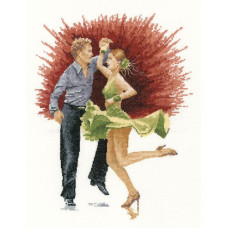 HC971 Heritage Crafts Схема для вишивки рахунковим хрестиком - Джайв Jive 28,5x22 см, папір