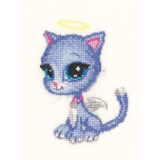 HC985 Heritage Crafts Схема для вишивки рахунковим хрестиком - Ангелочок Little Angel 10,5x7 см, папір