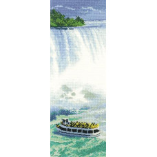 HC994 Heritage Crafts Схема для вишивки рахунковим хрестиком - Ніагарський водоспад Niagara Falls 31x11 см, папір