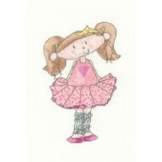 HC997 Heritage Crafts Схема для вишивки рахунковим хрестиком - Балерина Ballerina 15,5x10 см, папір