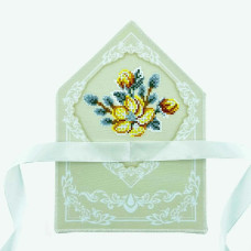 ХВБ_028 Virena Заготовка для вишивки бісером - Хустка для букету 19x26 см (габардин)