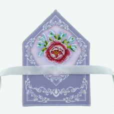 ХВБ_030 Virena Заготовка для вишивки бісером - Хустка для букету 19x26 см (габардин)