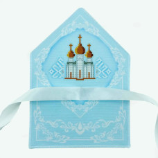 ХВБ_031 Virena Заготовка для вишивки бісером - Хустка для букету 19x26 см (габардин)