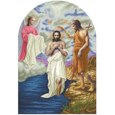 280 І-ХГ-набір Хрещення Господнє (іконостас). БС Солес. Набір для вишивання бісером
