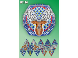 IP116 Олень. Ловець снів. Новорічний куля. Натхнення. Набір алмазної живопису