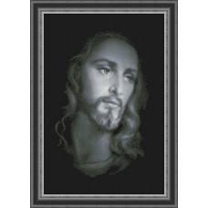 ІС(хр) Солес Набір для вишивки рахунковим хрестиком - Ісус Спаситель, 23х34 см