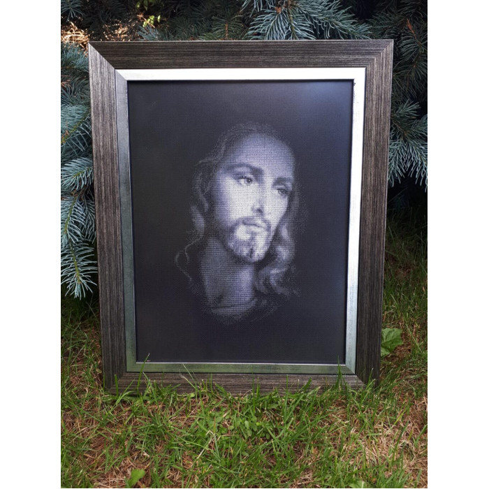 ІС(хр) Солес Набір для вишивки рахунковим хрестиком - Ісус Спаситель, 23х34 см