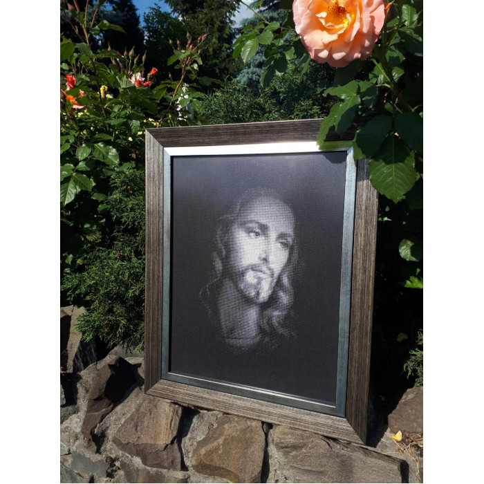 ІС(хр) Солес Набір для вишивки рахунковим хрестиком - Ісус Спаситель, 23х34 см