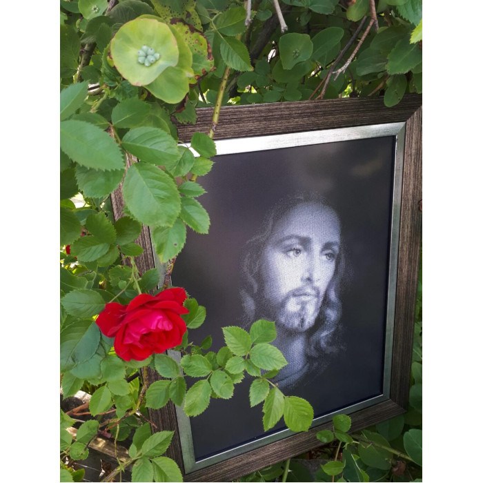 ІС(хр) Солес Набір для вишивки рахунковим хрестиком - Ісус Спаситель, 23х34 см