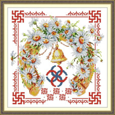 J926JS Joy Sunday Набір для вишивки друкованим хрестиком - Кохання і вірність 34x34 см, Aida 14 ct (схема на канві) J926JS Joy Sunday Набір для вишивки друкованим хрестиком - Кохання і вірність 34x34 см, Aida 14 ct (схема на канві)